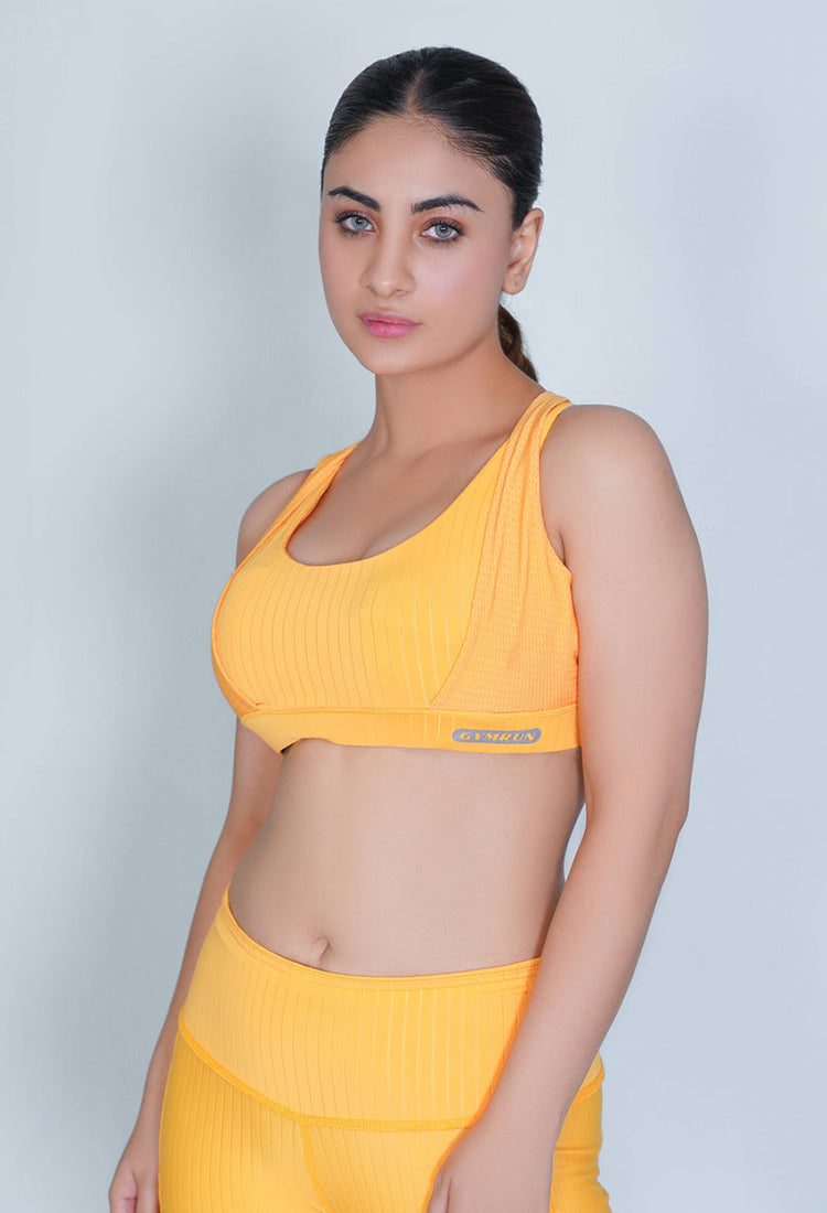 Classic Vent Sports Bra - Yellow