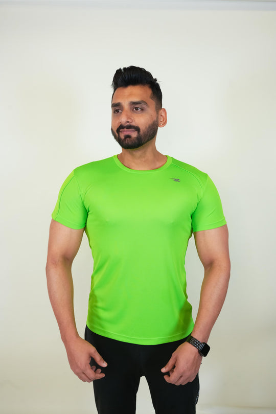 Cool Mesh Tee - Green - GYMRUN Activewear