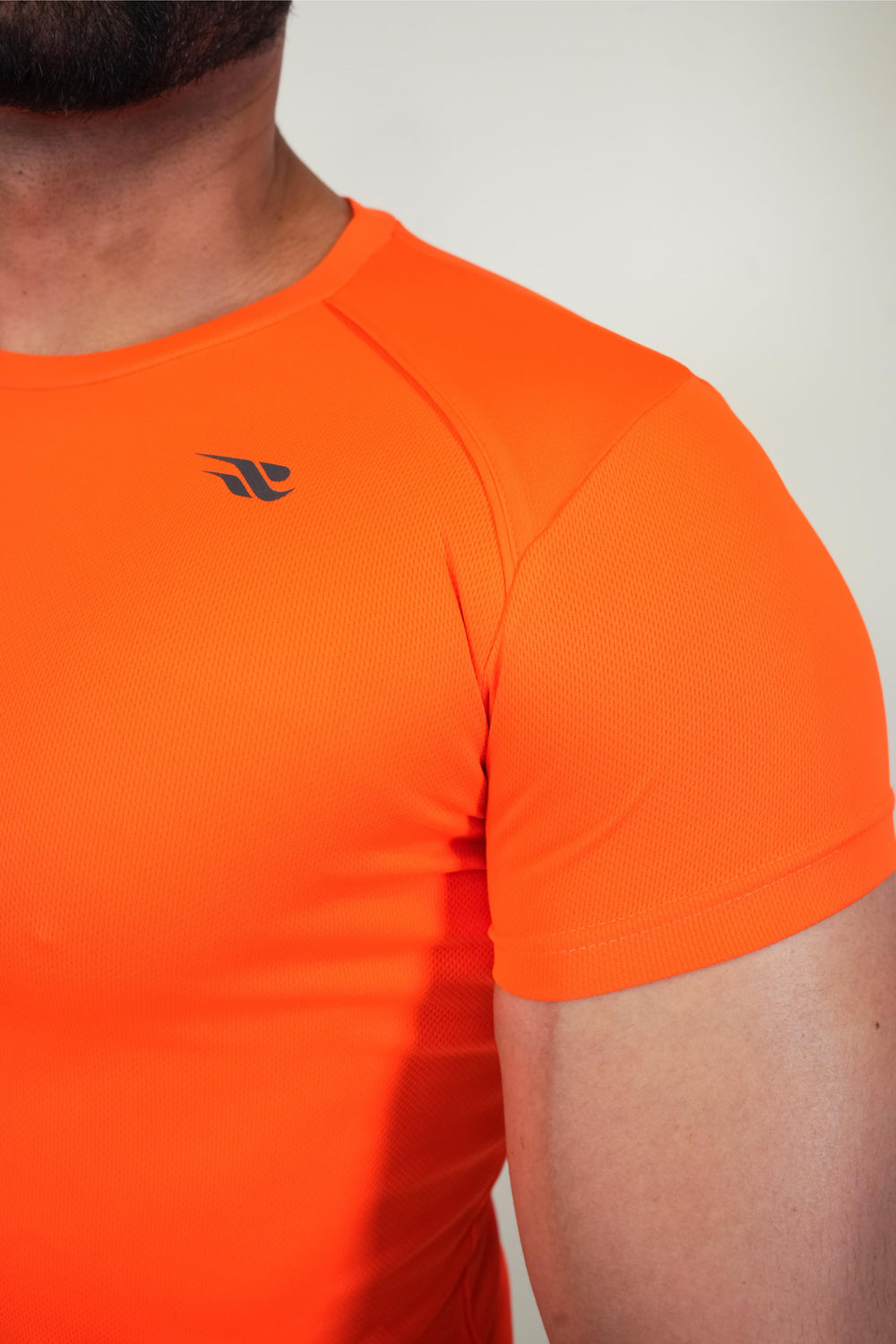 Cool Mesh Tee - Orange - GYMRUN Activewear