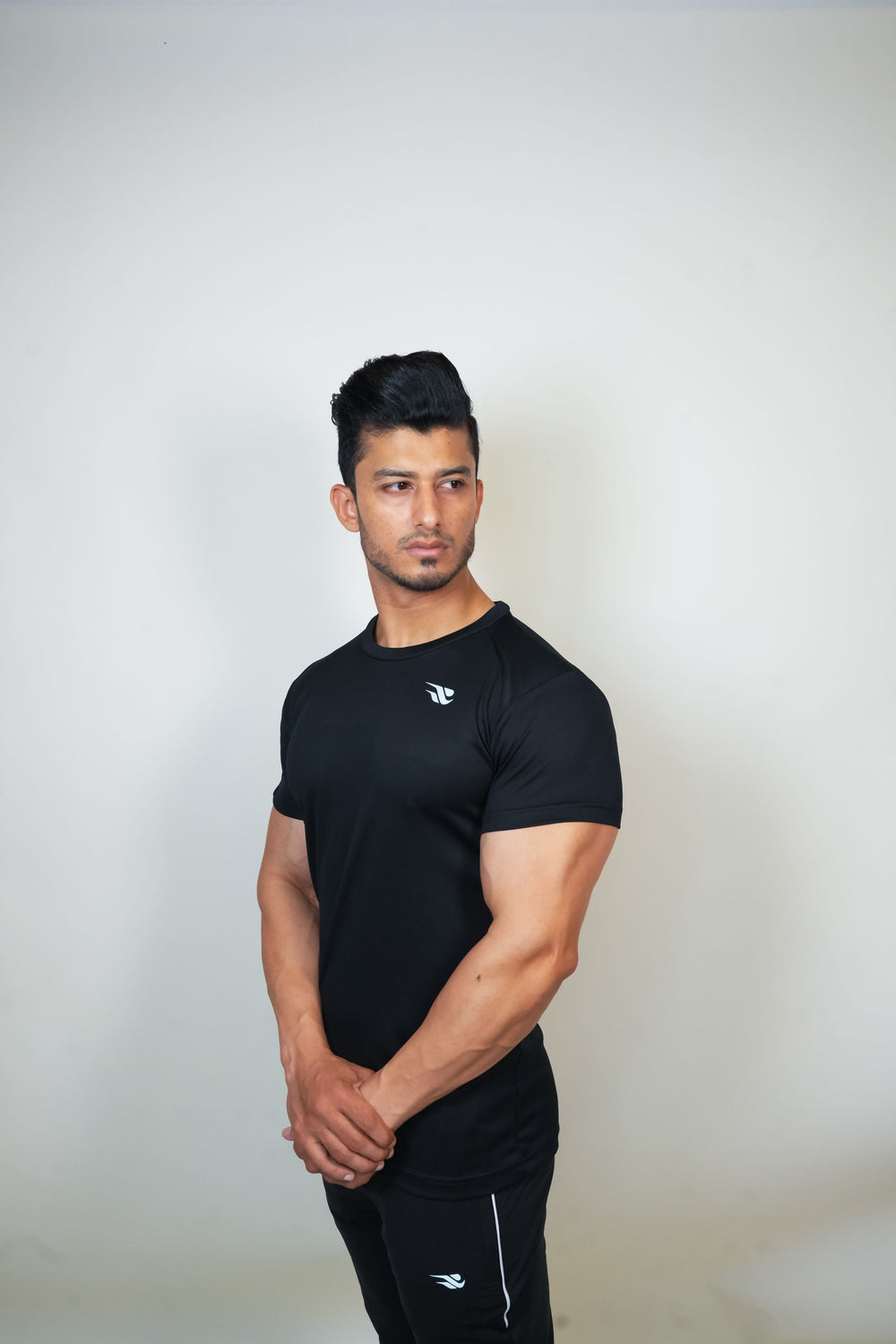 Cool Mesh Tee - Black - GYMRUN Activewear