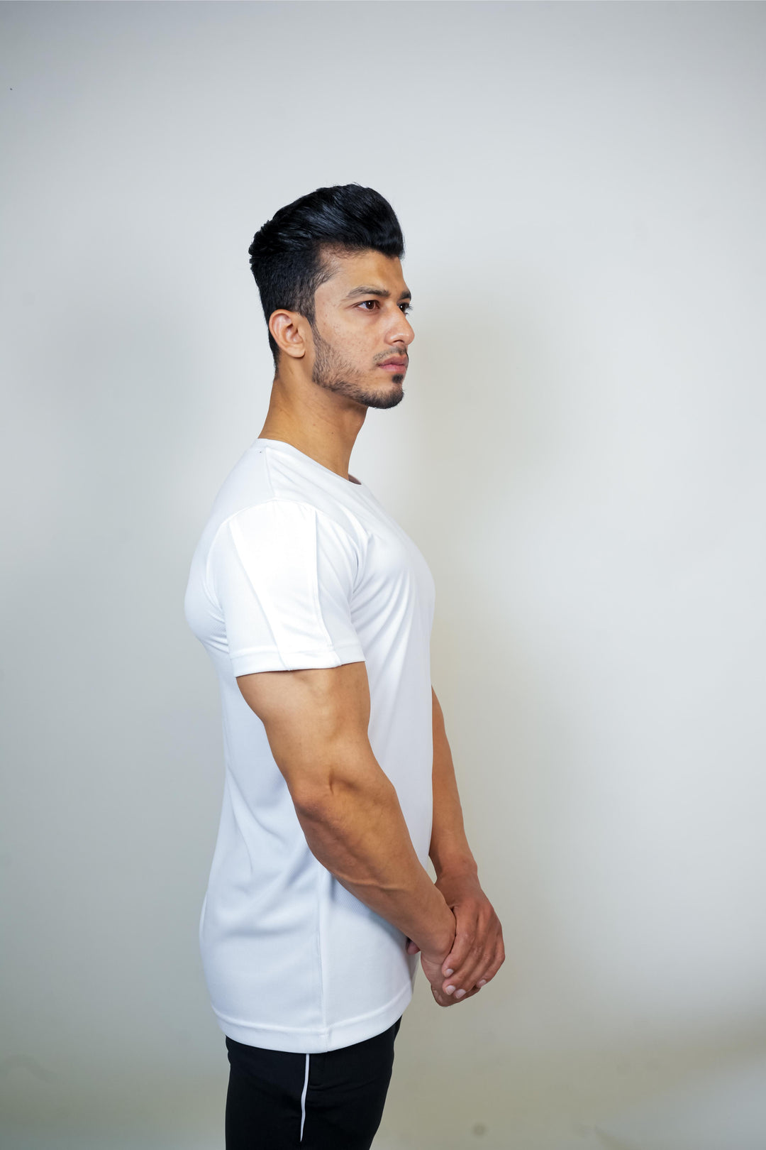 Cool Mesh Tee - White - GYMRUN Activewear