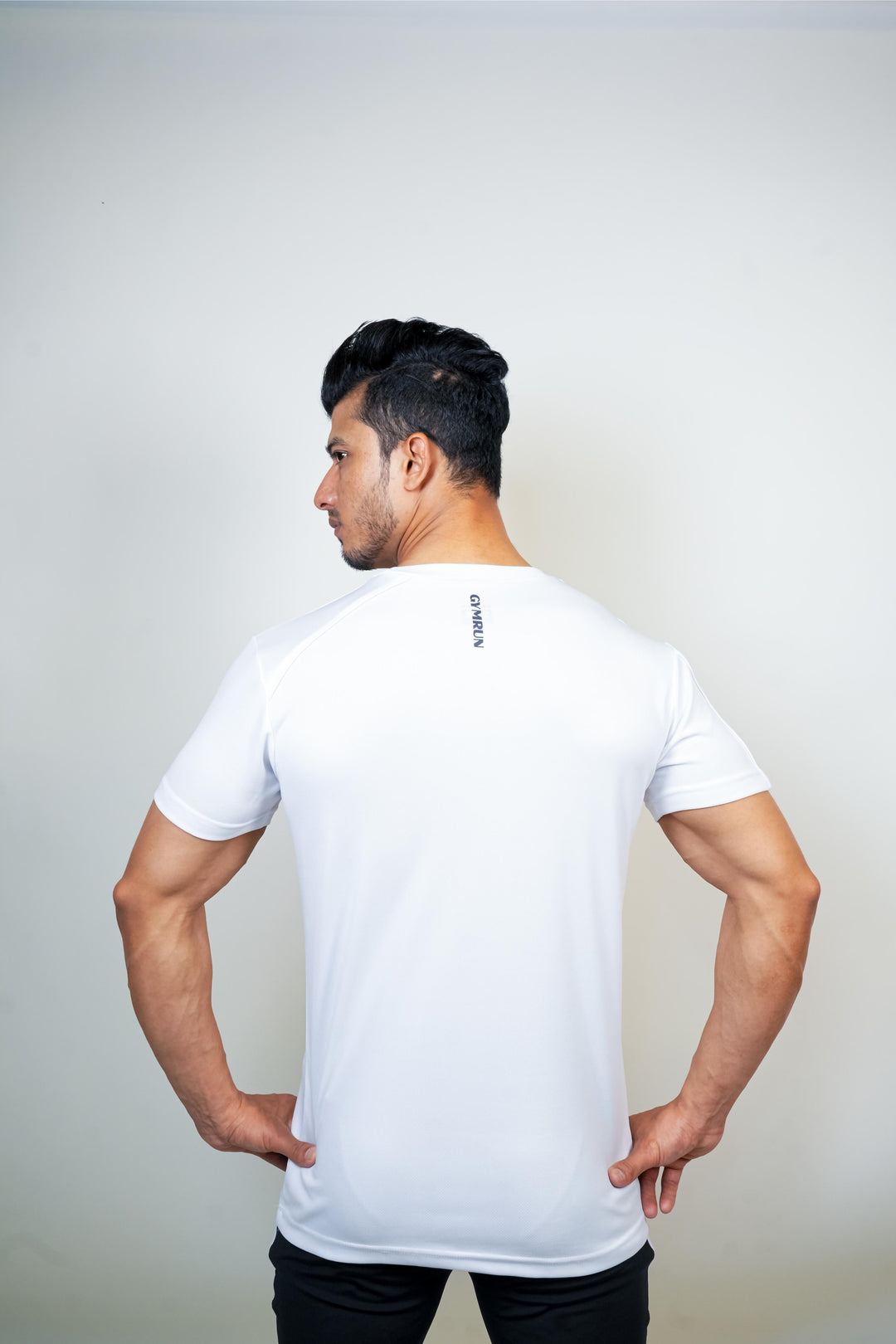 Cool Mesh Tee - White - GYMRUN Activewear