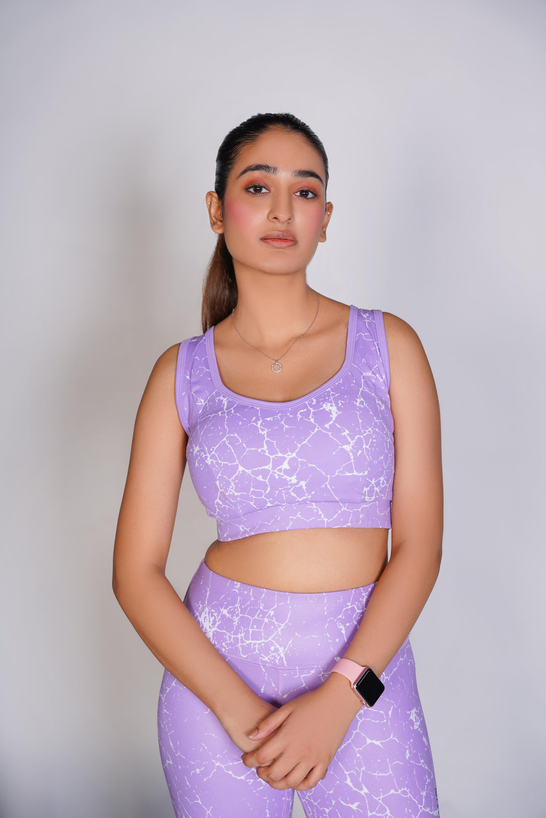 Pro-Fit Sublimated Sports (Sports Bra + Legging) - Voilet