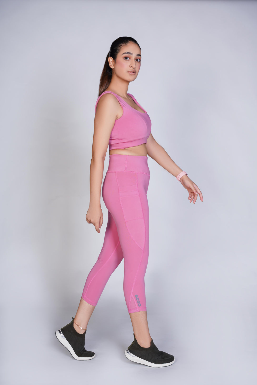 Vital Seamless Crop  Legging - Pink