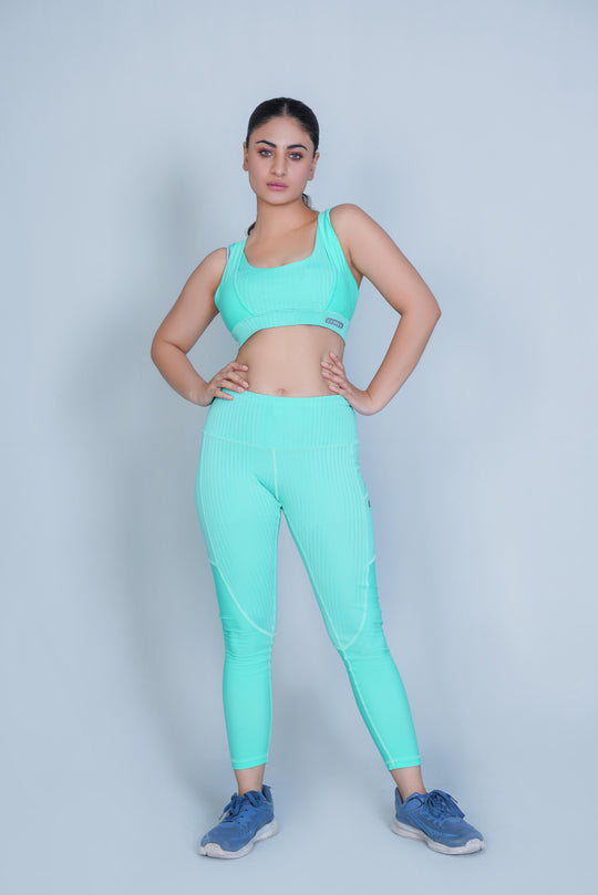 Classic Vent Leggings - Blue