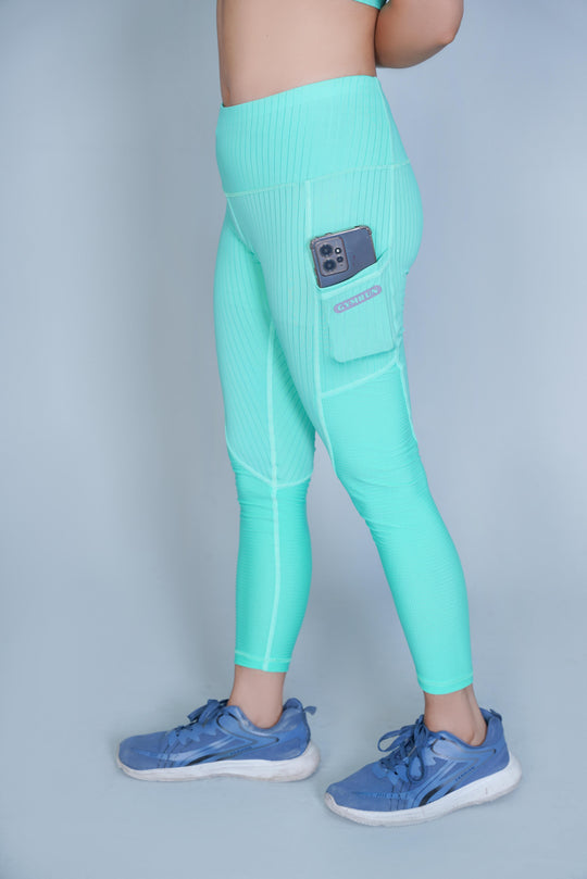 Classic Vent Leggings - Blue