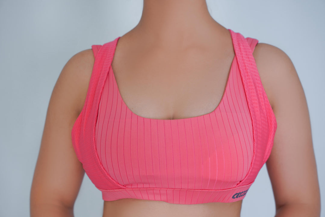 Classic Vent Set - Pink (Sports Bra + Legging)