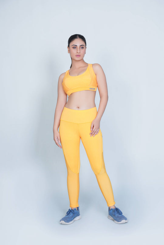 Classic Vent Sports Bra - Yellow